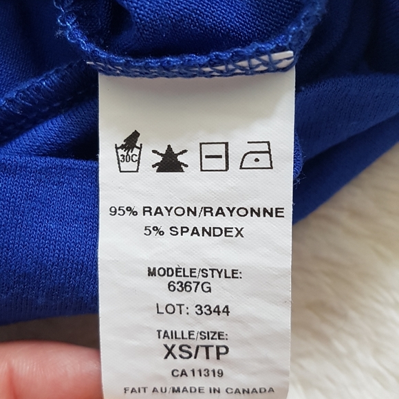 Garage cobalt blue tank top size XS - Picture 6 of 8